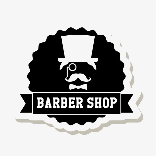 Barbería diseño — Vector de stock