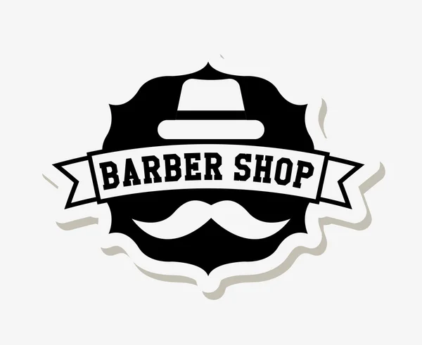 Barber shop design — Stock Vector