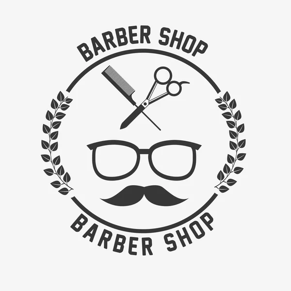 Barber shop design — Stock Vector