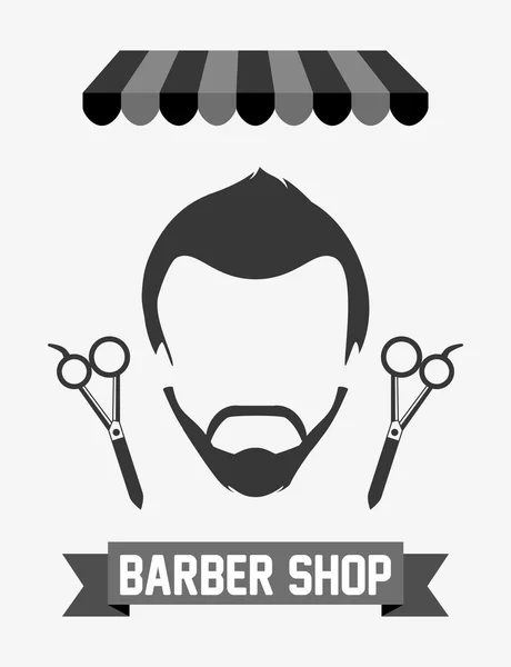 Design de barbearia — Vetor de Stock