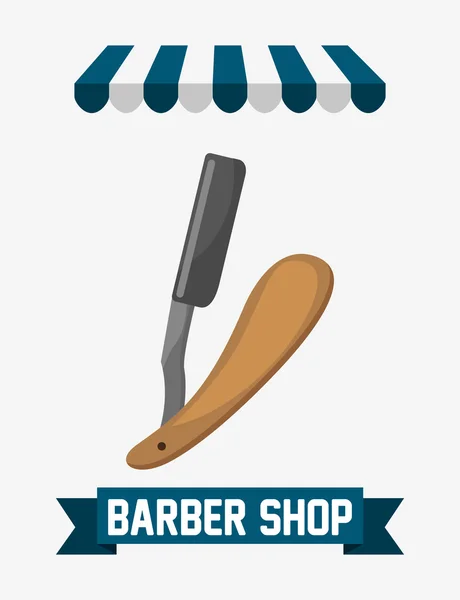 Barbería diseño — Vector de stock