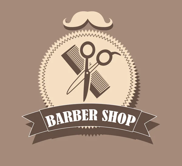 Barber shop design — Stock vektor