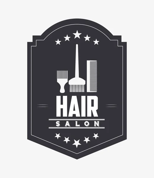 Hair salon design — Stock Vector