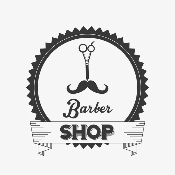 Barber shop design — Stock Vector