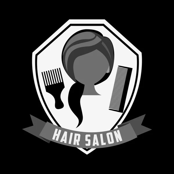 Hair salon design — Stock Vector