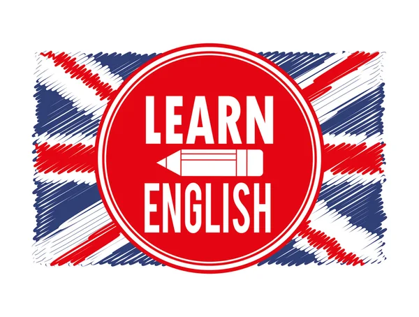 Apprendre le design anglais — Image vectorielle