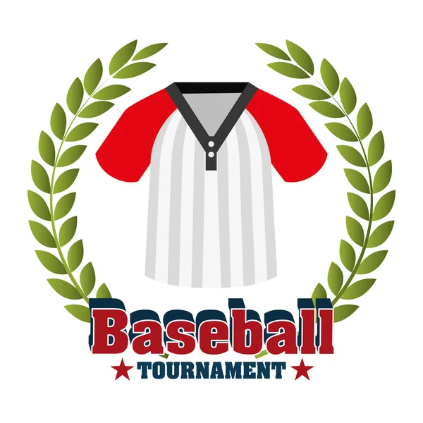 Baseball sport gam — Image vectorielle
