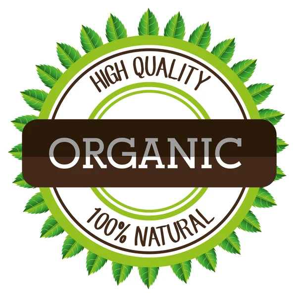 Натуральний та органічний продукт — стоковий вектор