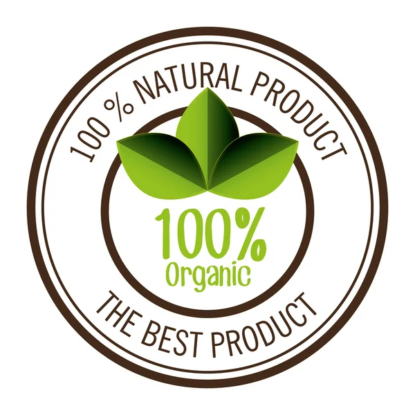 Naturalny i organiczny produkt — Wektor stockowy