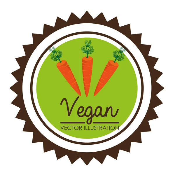 Vegansk mat och produkter — Stock vektor