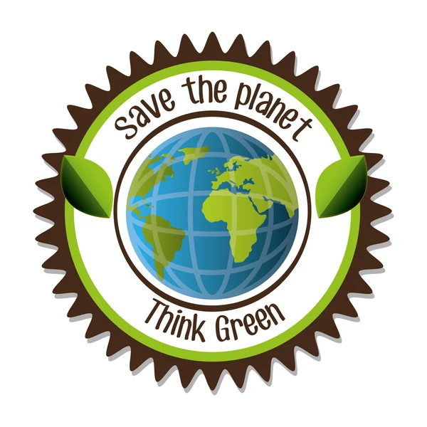 Save the planet — Stock Vector