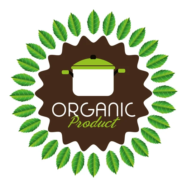 Natural and organic product — Stock Vector