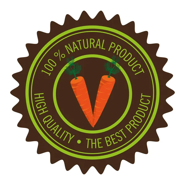 Натуральный и органический продукт — стоковый вектор