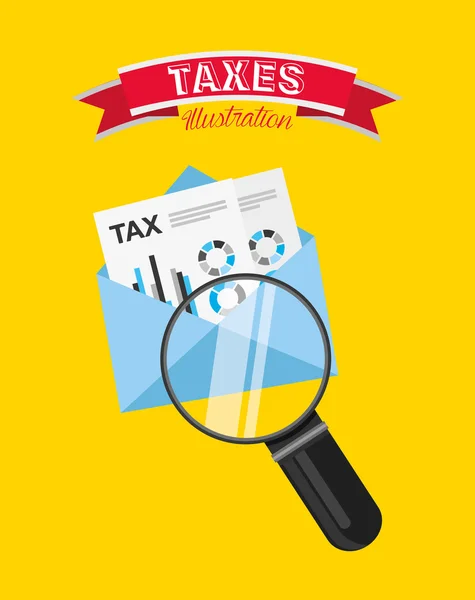 Tax time design — Stock Vector