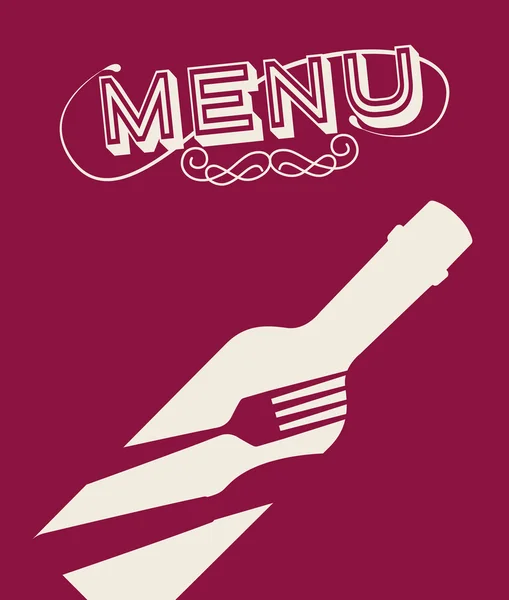 Menu wine design — Stock Vector