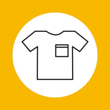 T-shirt simgesi tasarım