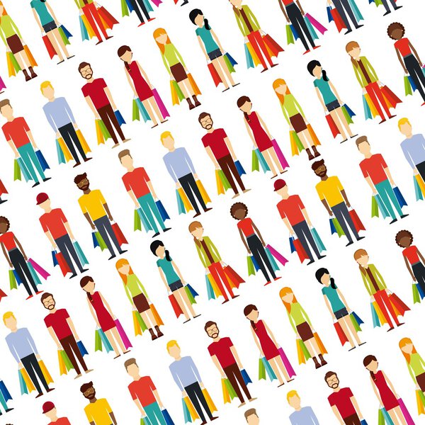 люди торговый дизайн
