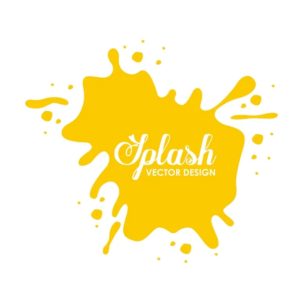 Conception de concept splash — Image vectorielle