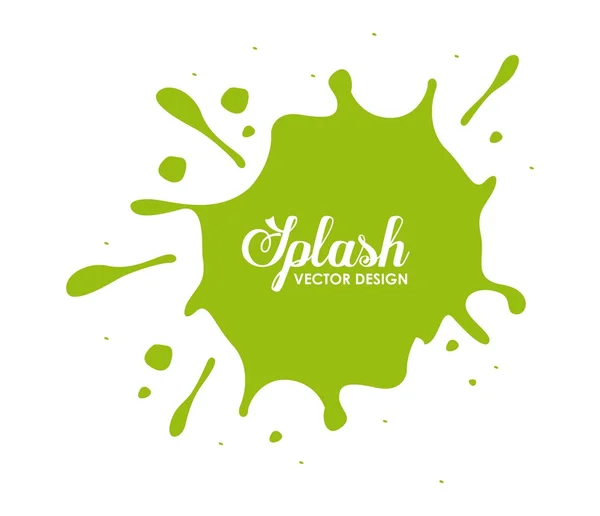 Splash concept design — Stock Vector