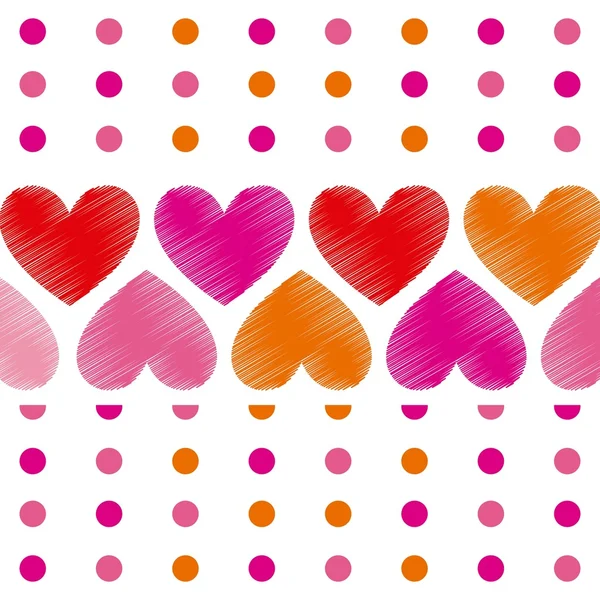 Design de cartão de amor —  Vetores de Stock