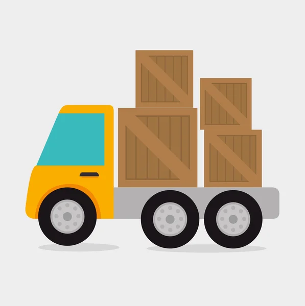 Liefer- und Logistikgeschäft — Stockvektor