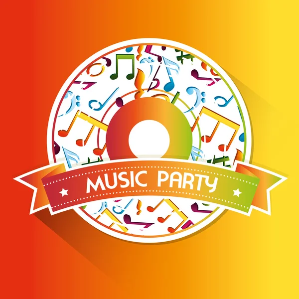 Music art graphic — Stock Vector