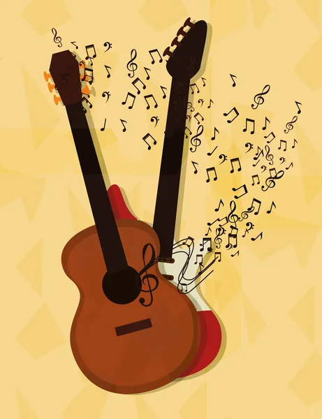 Music art graphic — Stock Vector