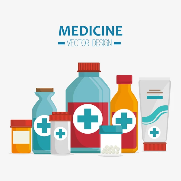 Salud médica gráfica — Vector de stock