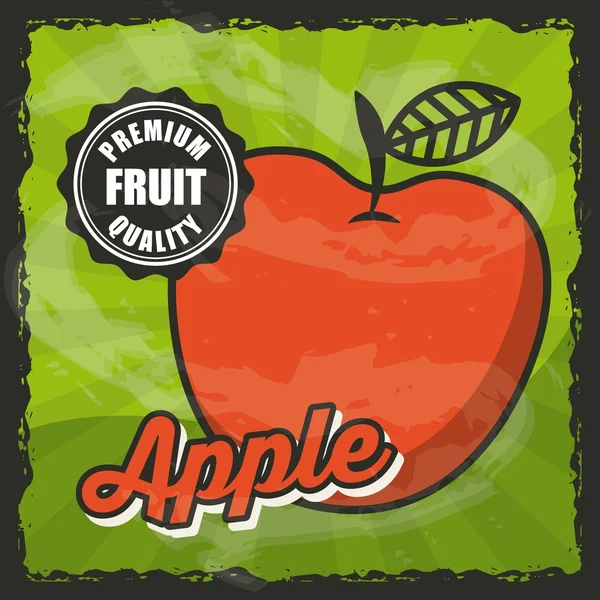 Delicious fruit design — Stock Vector
