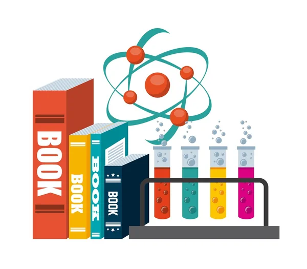 Naturwissenschaftliche Schulgestaltung — Stockvektor