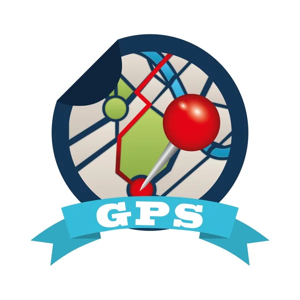 GPS hizmet tasarımı — Stok Vektör