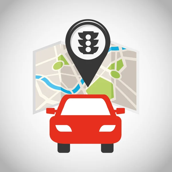 Gps service design — Stock Vector