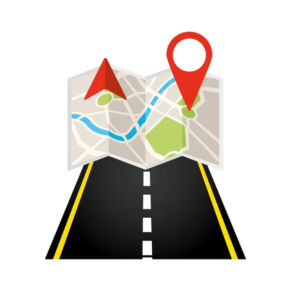 GPS hizmet tasarımı — Stok Vektör