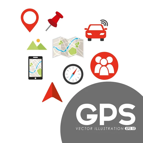 Gps 服务设计 — 图库矢量图片