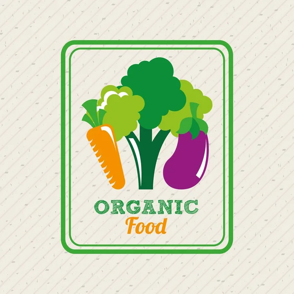 Health and organic food design — Stock Vector