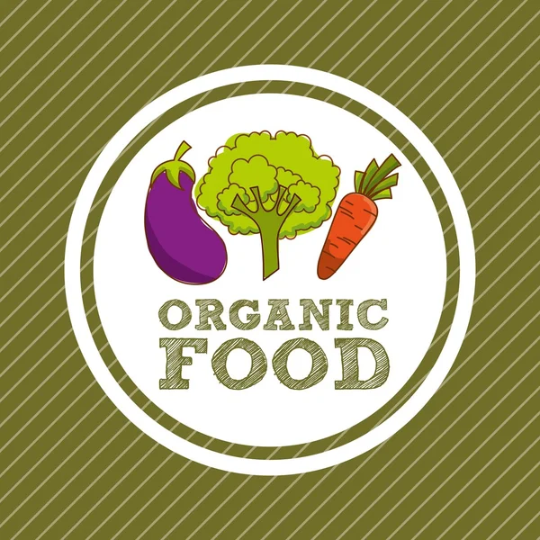 Health and organic food design — Stock Vector