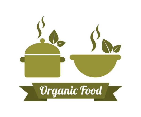 Здоровье и органические продукты питания — стоковый вектор