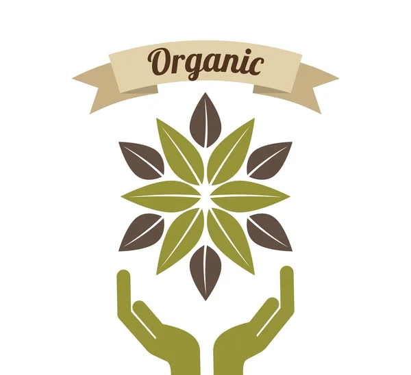 Health and organic food design — Stock Vector