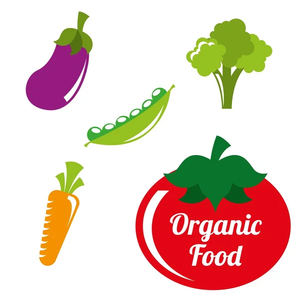 Здоровье и органические продукты питания — стоковый вектор