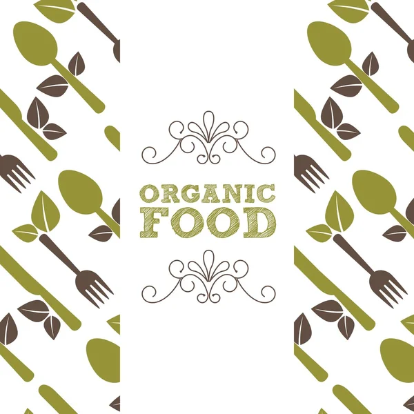 Health and organic food design — Stock Vector