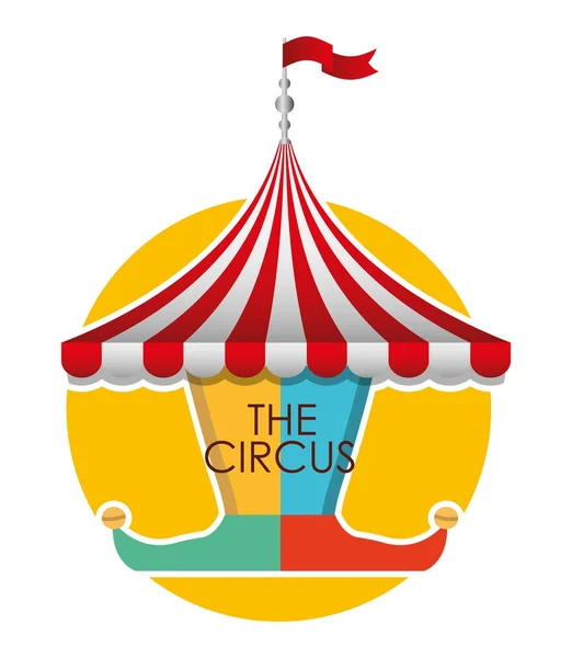 Diseño de entretenimiento de circo — Vector de stock