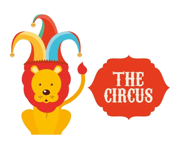 Design de divertissement de cirque — Image vectorielle