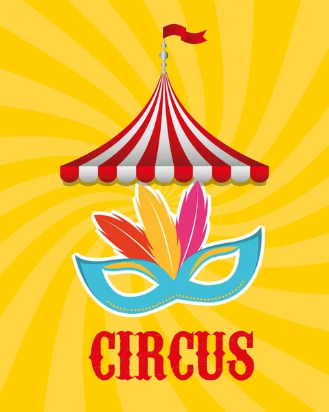 Design di intrattenimento circo — Vettoriale Stock
