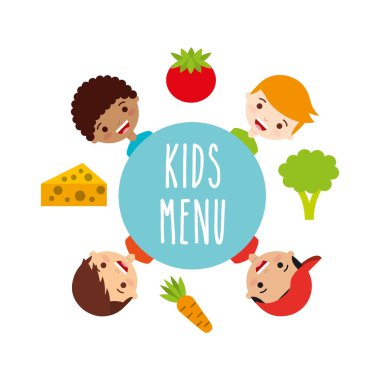 Kids menü tasarımı 