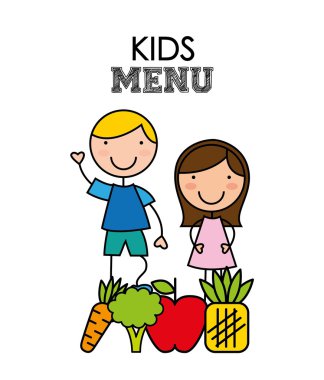 Kids menü tasarımı 