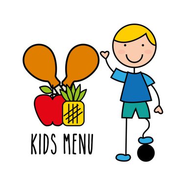 Kids menü tasarımı 