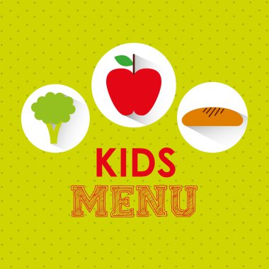 Kids menü tasarımı 