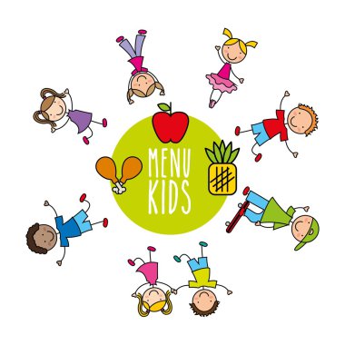 Kids menü tasarımı 