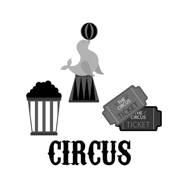 Design de entretenimento de circo — Vetor de Stock