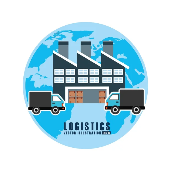 Design de serviços logísticos — Vetor de Stock